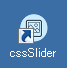 cssSliderのデスクトップアイコン
