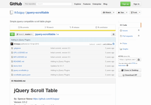 table(テーブル)にスクロールバーを表示するjQueryプラグイン ネットショップ運営の気になる備忘録
